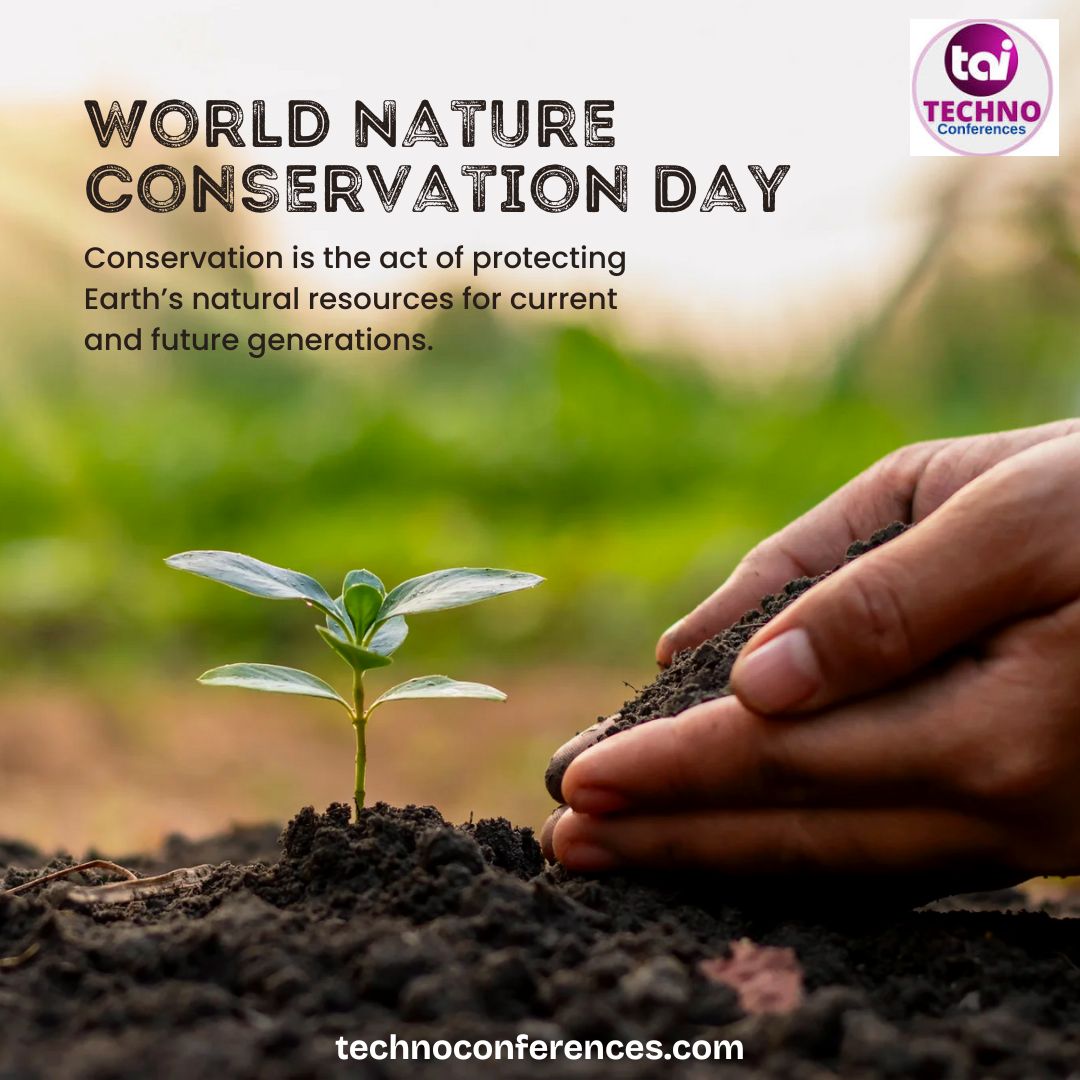 techno_conf's tweet image. 🌍 Today is #WorldNatureConservationDay 🌿

Let’s protect what protects us — our forests, rivers, wildlife &amp;amp; air.

🌱 Reduce waste
💧 Conserve water
🌳 Plant trees
🌎 Love the Earth, live sustainably.

#TechnoConferences #GoGreen #ClimateAction #NatureMatters
