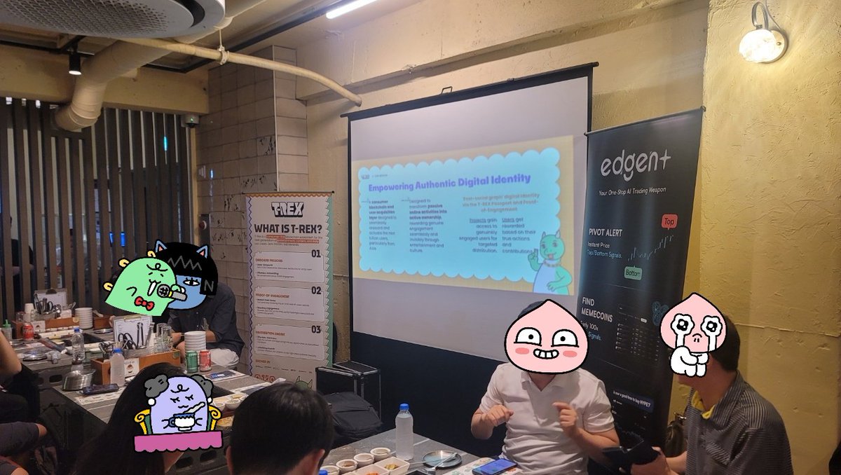 arr_kr's tweet image. 오늘도 1번으로 입장 해버린 @TREX_chain x @EdgenTech  잘 듣고 즐겁게 즐겨 보겠숩니다!