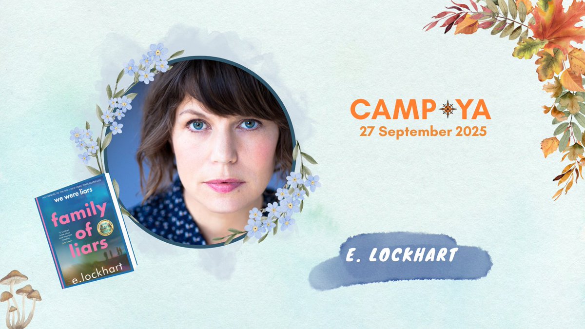 CAMP YA (@campyafest) on Twitter photo .<a href="/elockhart/">E. Lockhart</a> is returning to #CampYA! We're excited to talk all about the We Were Liars world. With the new tv show online right now and we might even be able to chat about the upcoming We Fell Apart. Tune in on 27 Sept to find out more.
Grab your ticket🎫- bit.ly/CampYA2025 .<a href="/elockhart/">E. Lockhart</a> is returning to #CampYA! We're excited to talk all about the We Were Liars world. With the new tv show online right now and we might even be able to chat about the upcoming We Fell Apart. Tune in on 27 Sept to find out more.
Grab your ticket🎫- bit.ly/CampYA2025