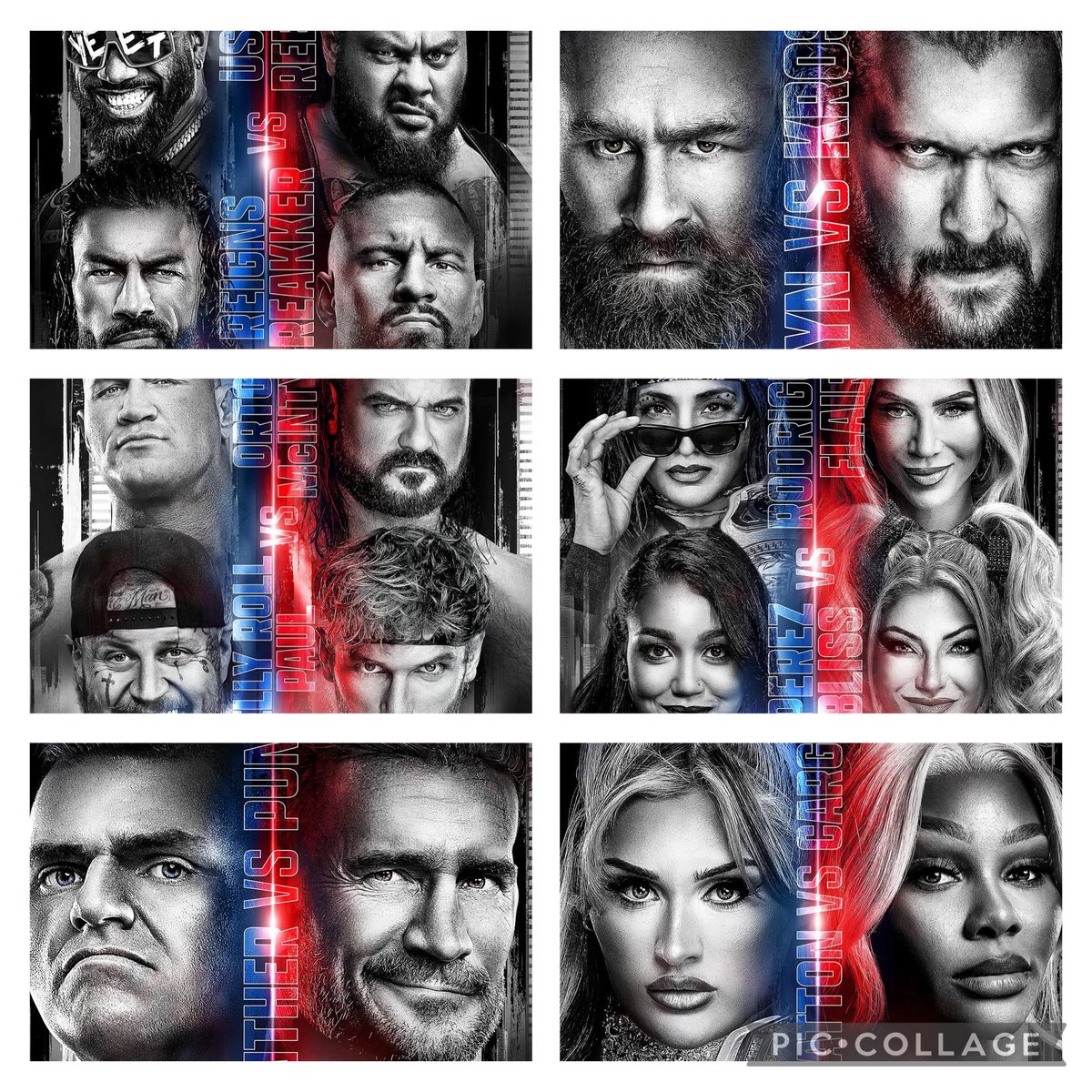 chloesmithy17's tweet image. Summer slam night 1 predictions 
cm punk vs Gunther for word heavyweight championship = punk wins 
jade vs Tiffany for women’s championship = jade wins 
Roman + jey vs bron + Bronson = Roman and Jey wins 
Sami vs karrion = Sami wins 
Jelly roll + Randy vs drew + Logan = jelly and…