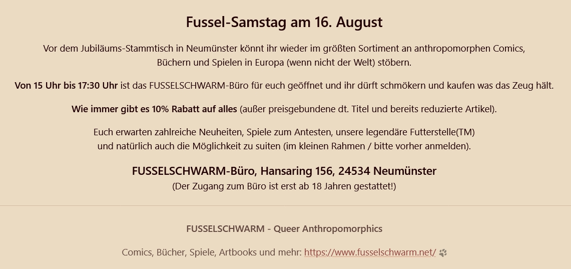 Fusselschwarm tweet media