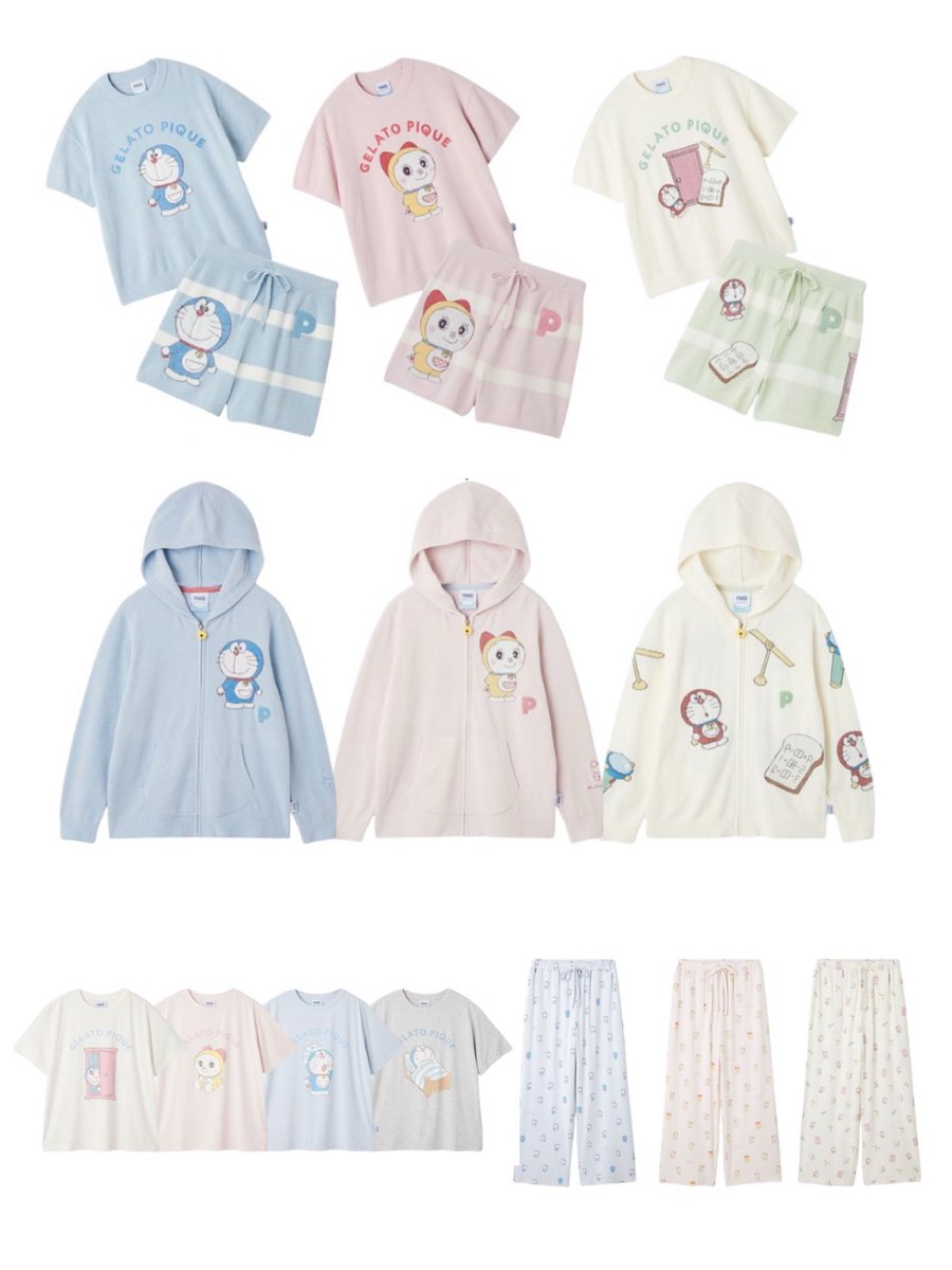 rinoon8229's tweet image. ジェラピケ × ドラえもんが可愛よ💛🎀
彼氏出来たら、おちろいにしたい...
←レディース
→メンズ