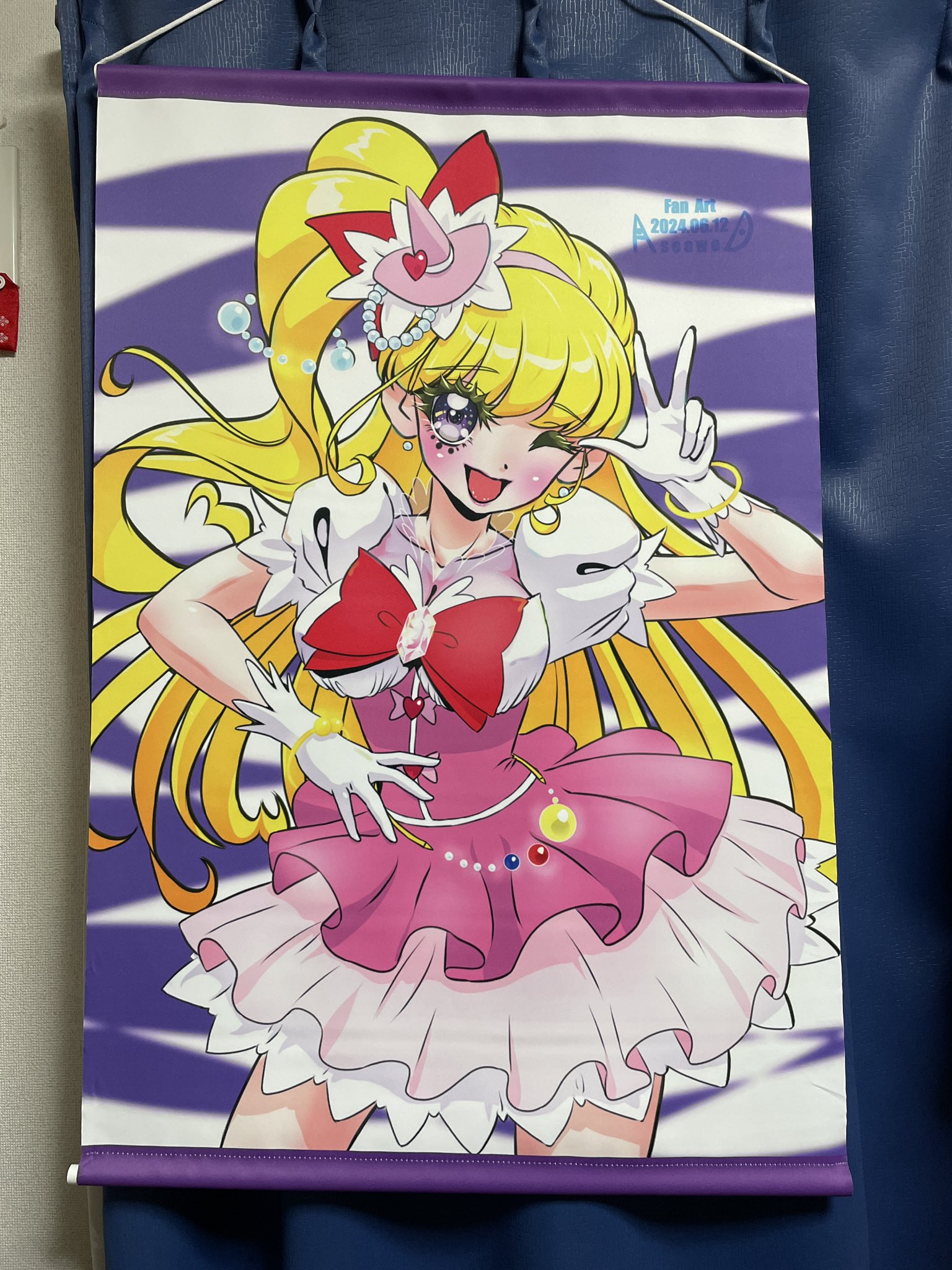 キュアミラクル
キュアマジカル
クッションカバーCG アニメ『魔法つかいプリキュア！！～MIRAI DAYS～』新ダイヤ