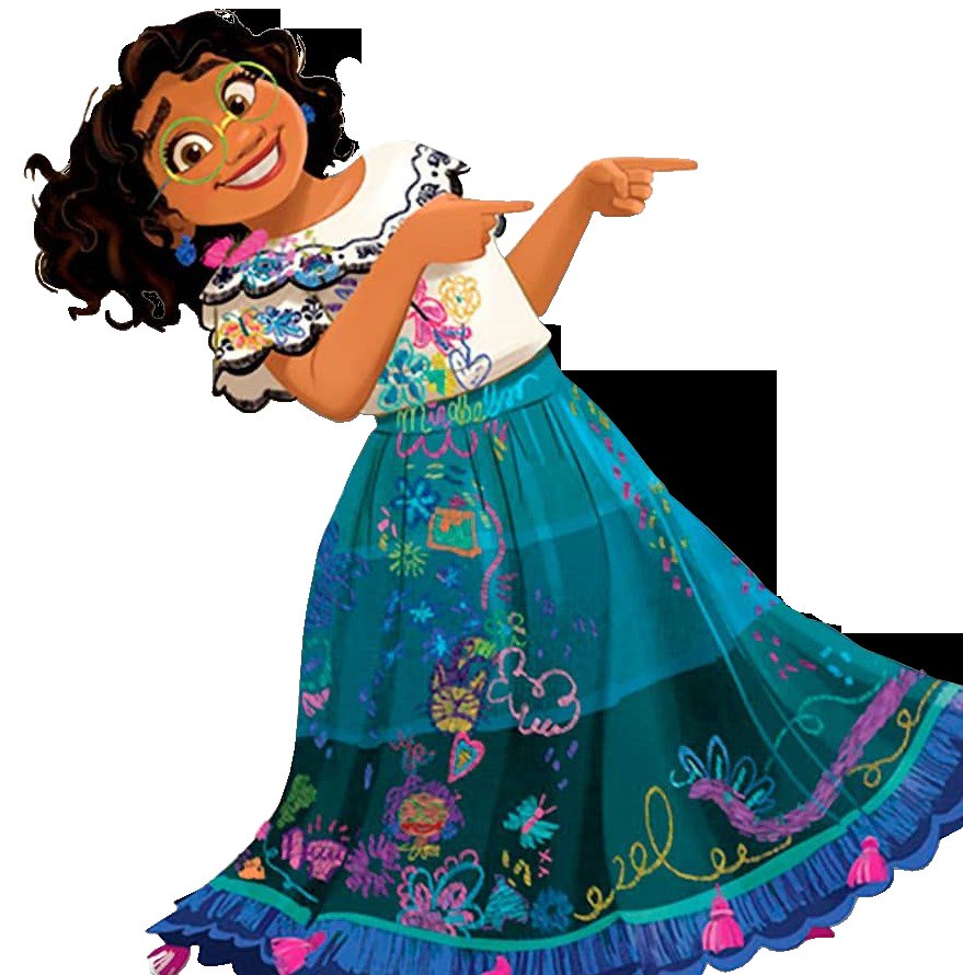 We're taking our granddaughter to Disneyland Paris later this week, she's very excited. Just received this picture, apparently she Mirabel from Encanto 🤣