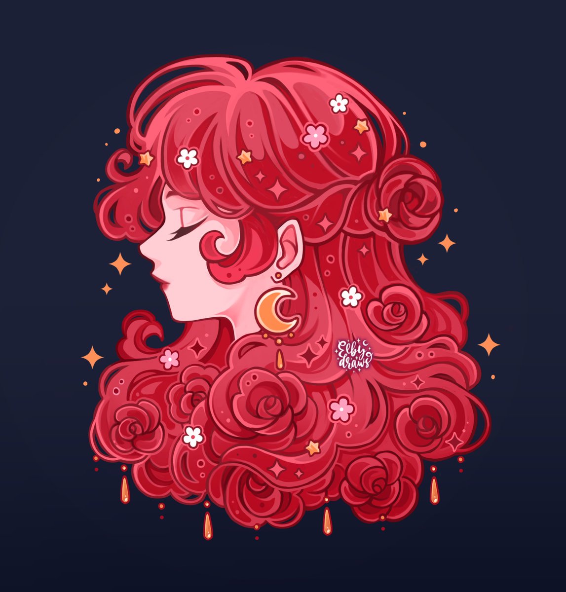 Blooming hairstyle ✨🌹💇‍♀️