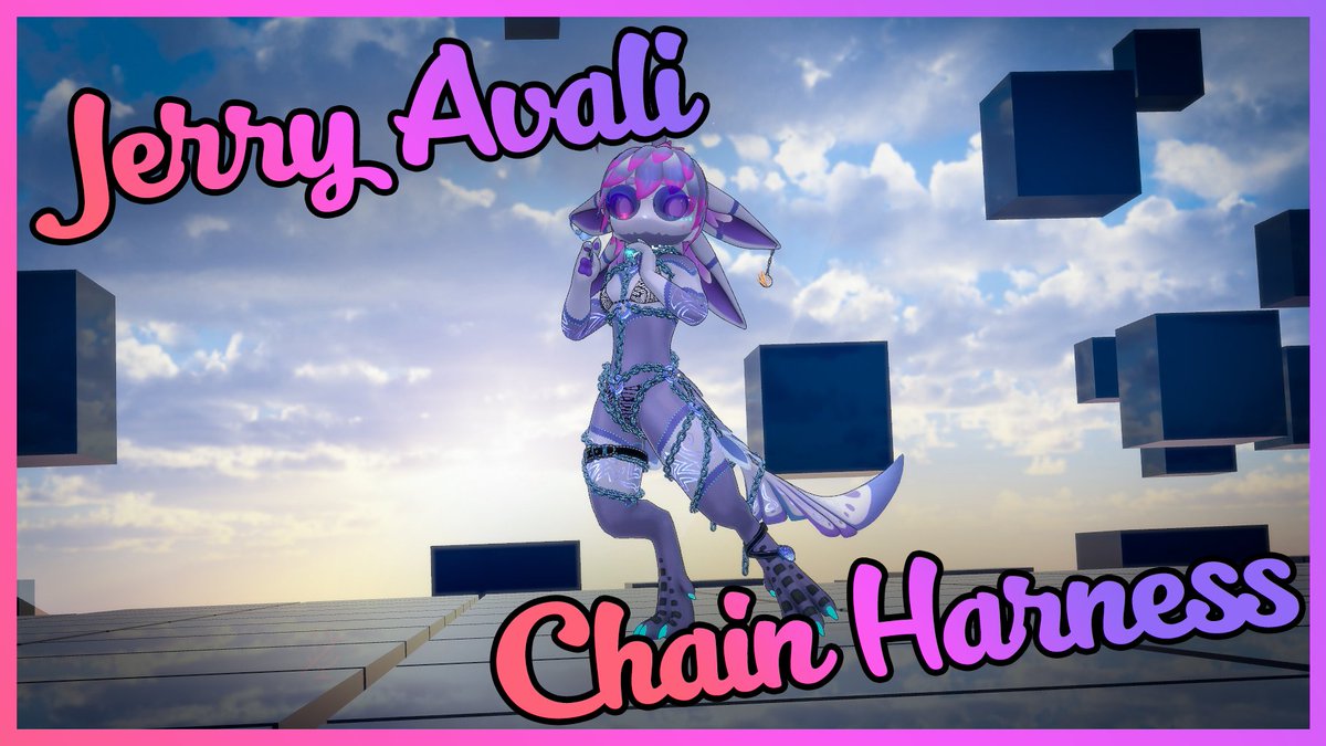 ⋆｡°✩ Jerry Chain Harness released! ✩°｡⋆

» You can now make your Jerry look spicy c; 💖

jinxxy.com/Legi/JerryChai…

#Avali #vrchat