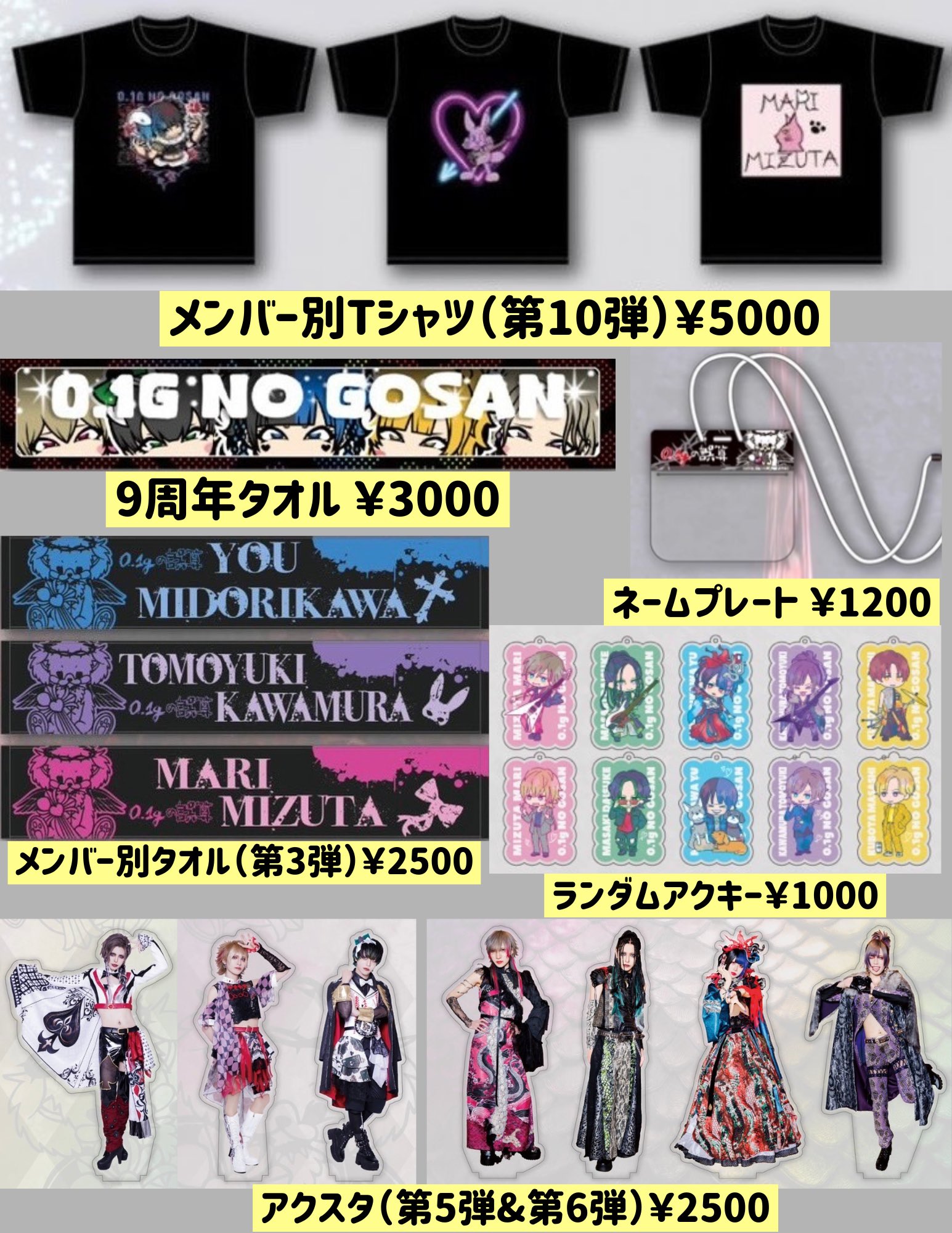 0.1gの誤算 緑川裕宇 グッズセット 0.1gの誤算 ONLINE STORE / TOPページ