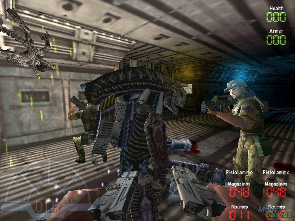 VJ_Efemerides's tweet image. Avui és el vint-i-cinquè aniversari de la publicació a casa nostra de &quot;Aliens Versus Predator: Gold Edition&quot; per &quot;Windows&quot; 🕹🎮. #AliensVersusPredatorGoldEdition #Alien #Predator #AlienVsPredator #Windows #Shooter #Videojocs #Gaming #VideoGames #RetroGaming