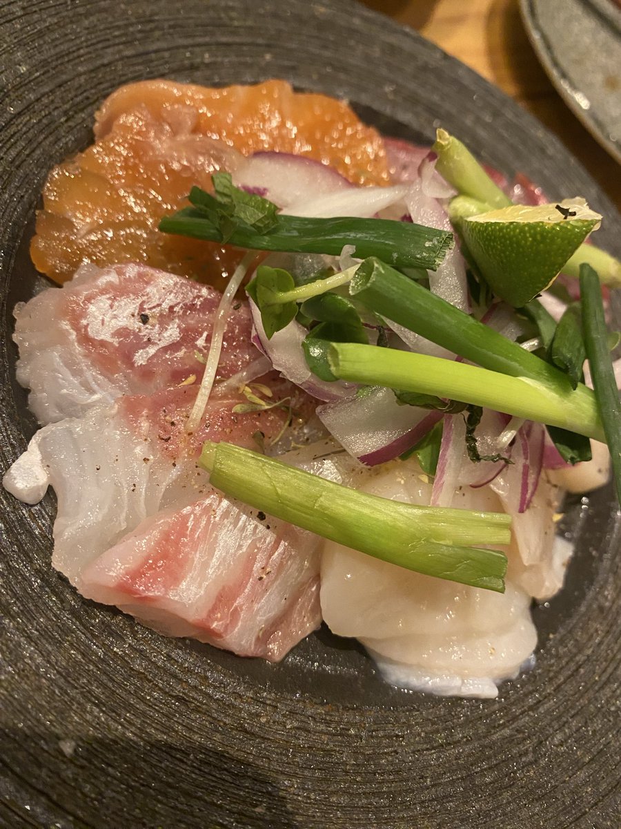 燻製のお料理って初めて食べました😆