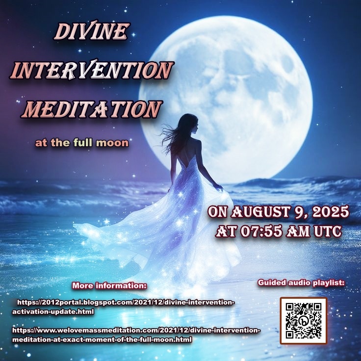 Orchidea77's tweet image. Divine Intervention Meditation on Saturday, August 9th at 7:55 AM UTC

Guided audio: 
bit.ly/3olMLw7
or
meditation539.com/divine-interve…

English broadcast:
youtube.com/watch?v=iOnxlq…

7:40 AM UTC Broadcast starts !

welovemassmeditation.com/2025/07/remind…

VOTL!!!