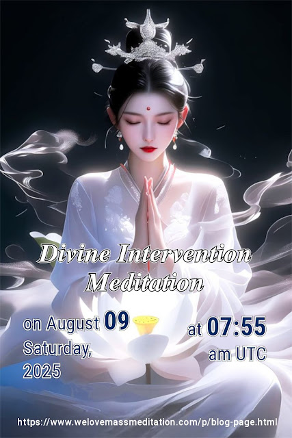 Orchidea77's tweet image. Divine Intervention Meditation on Saturday, August 9th at 7:55 AM UTC

Guided audio: 
bit.ly/3olMLw7
or
meditation539.com/divine-interve…

English broadcast:
youtube.com/watch?v=iOnxlq…

7:40 AM UTC Broadcast starts !

welovemassmeditation.com/2025/07/remind…

VOTL!!!