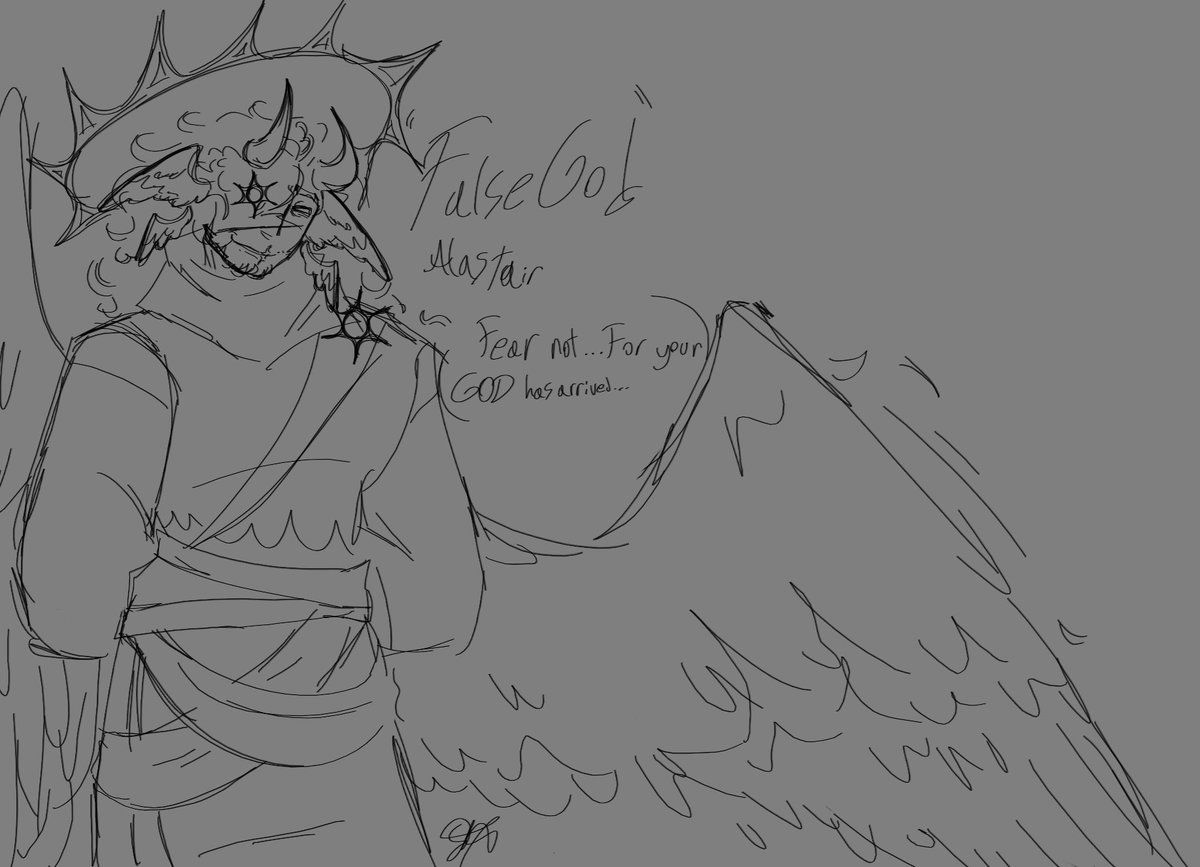 Oh em gee I remembered to post art!! Woah!! Lmao in all seriousness here's some art of my OCs Adam and Alastair. Adam is adopted and Alastair is his father! I said Adam was 8 in the first pic but I changed it to 6..

3rd pic is a collab with my friend Bugbug.