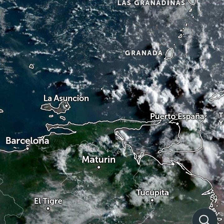 ClimaMgta's tweet image. Nueva Esparta amanece con poca nubosidad este lunes #28Jul. Al Este de la Península de Paria se observan algunos núcleos nubosos asociados a la onda tropical 21 que están siendo impulsados por los vientos en superficie. 7:35 am