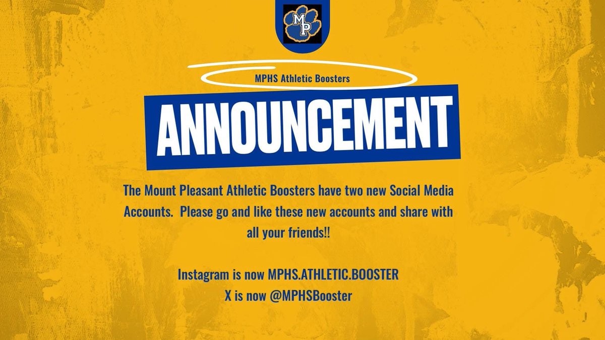 Mount Pleasant Athletic Boosters Club tweet media