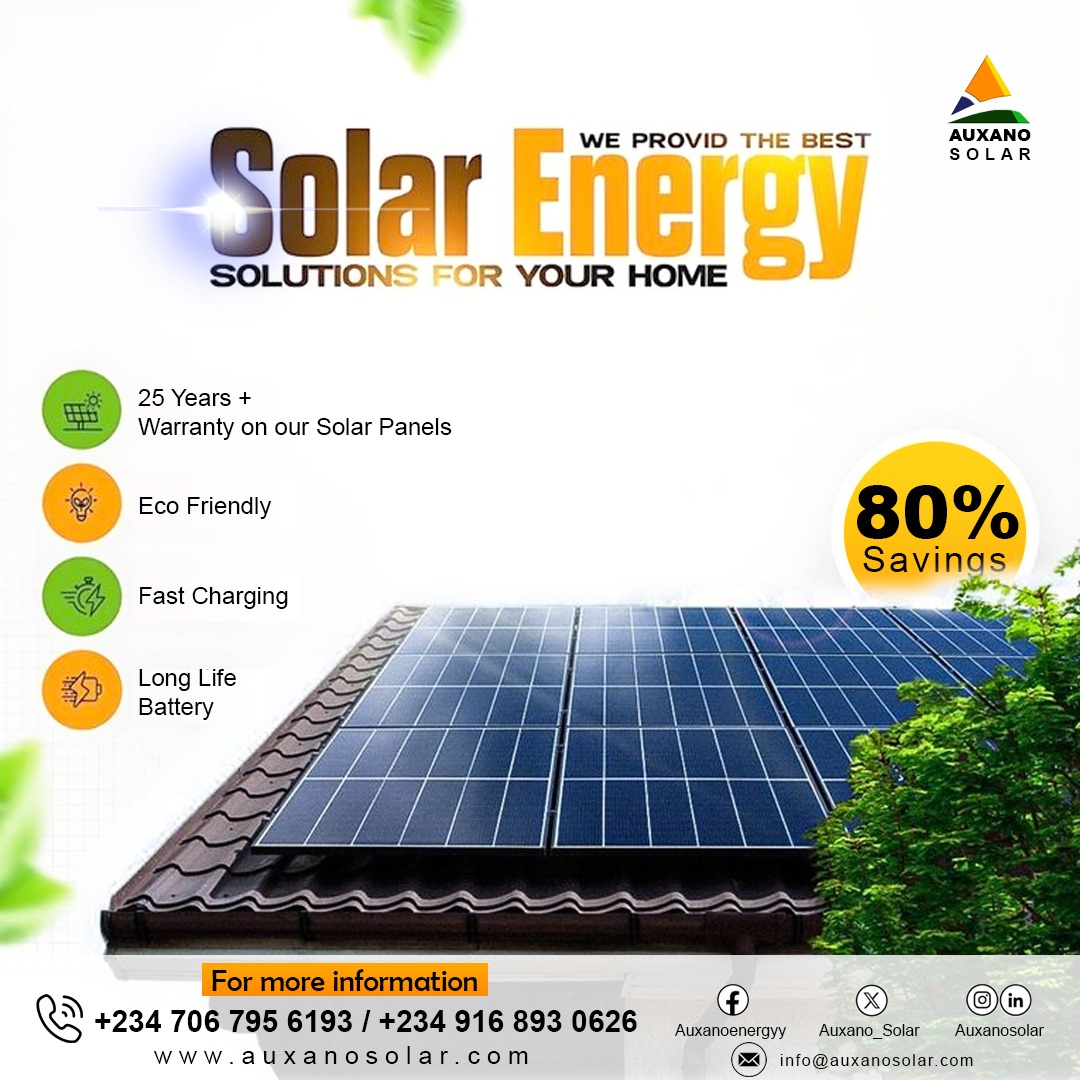 auxano_solar's tweet photo. We provide solar energy for your home, your business, and everything in between.
No more fuel expenses, no more outages—just reliable, clean, and affordable power.
🔋 Powered by the sun. Installed by Auxano.

#SolarForEveryone #AuxanoSolar #PoweredByInnovation https://t.co/EnvBV6jfvB