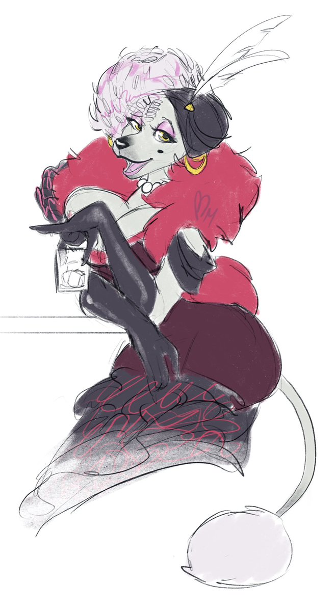 BlueMewBM's tweet image. I wonder how many know or recognize this poodle 💖
She deserves more love and art!
And for sure more treats!