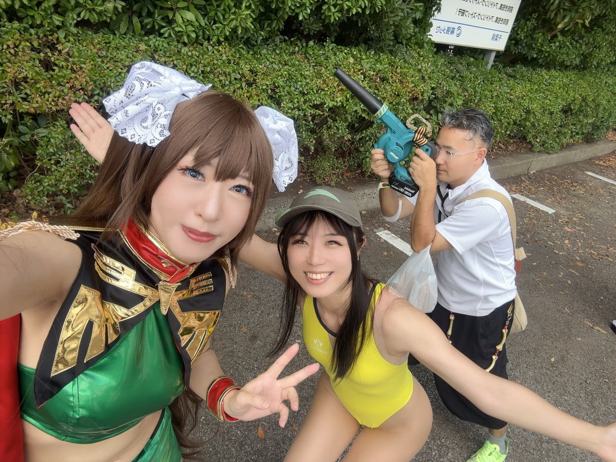 sakurasakuchii's tweet image. WF写メ💖
あんじーさんと山葵さんに会えた😍
競泳サイコー！！