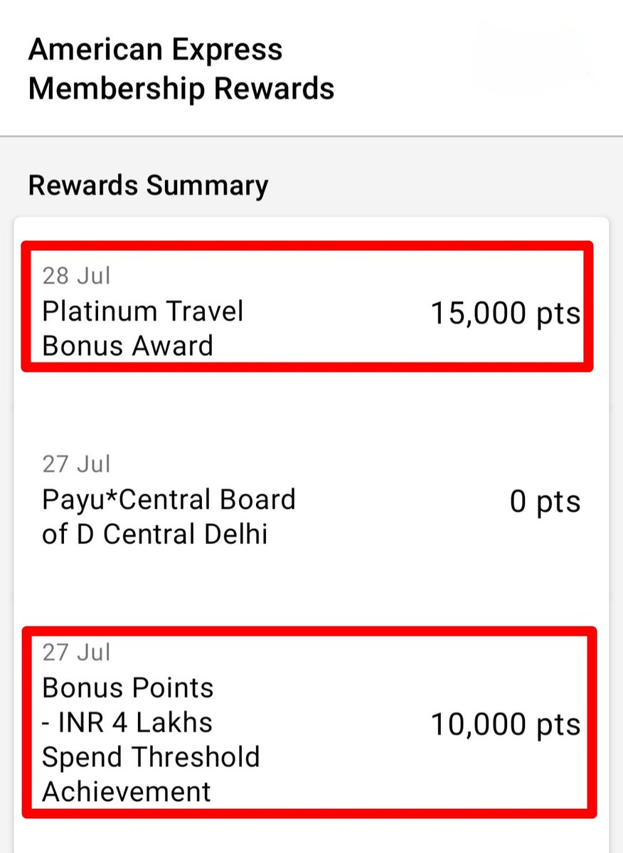 Diya bujhne se pahle ki Aag🔥😝

💳AMEX Platinum Travel Card

💰Bonus 25K MR Points Credited
🏨10K TAJ GV on the way
💸Renewal Fee due in ~10 days
💰Retention Offer unlikely as per past few month trends
🚫Likely Card Closure in Aug'25

Like ❤️ n Repost ♻️ if useful
#CreditCard
