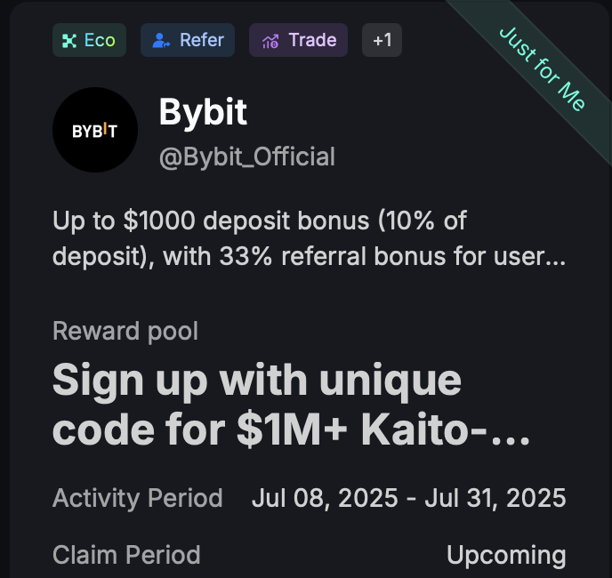 beingRich2000's tweet image. [@Bybit_Official 궁금한점...]

이제 3일정도만 있으면 Bybit 얍핑이 종료되는 시점에서...

항상 불안했지만, 혹시모른다.. 생각했던 궁금증을 꺼내봄...

물론 보상 페이지를 보면... 

$100K USDT for top Bybiy Yappers (discussing Bybit And any of th. topics - xStocks, CFD, TradFi) 라고…