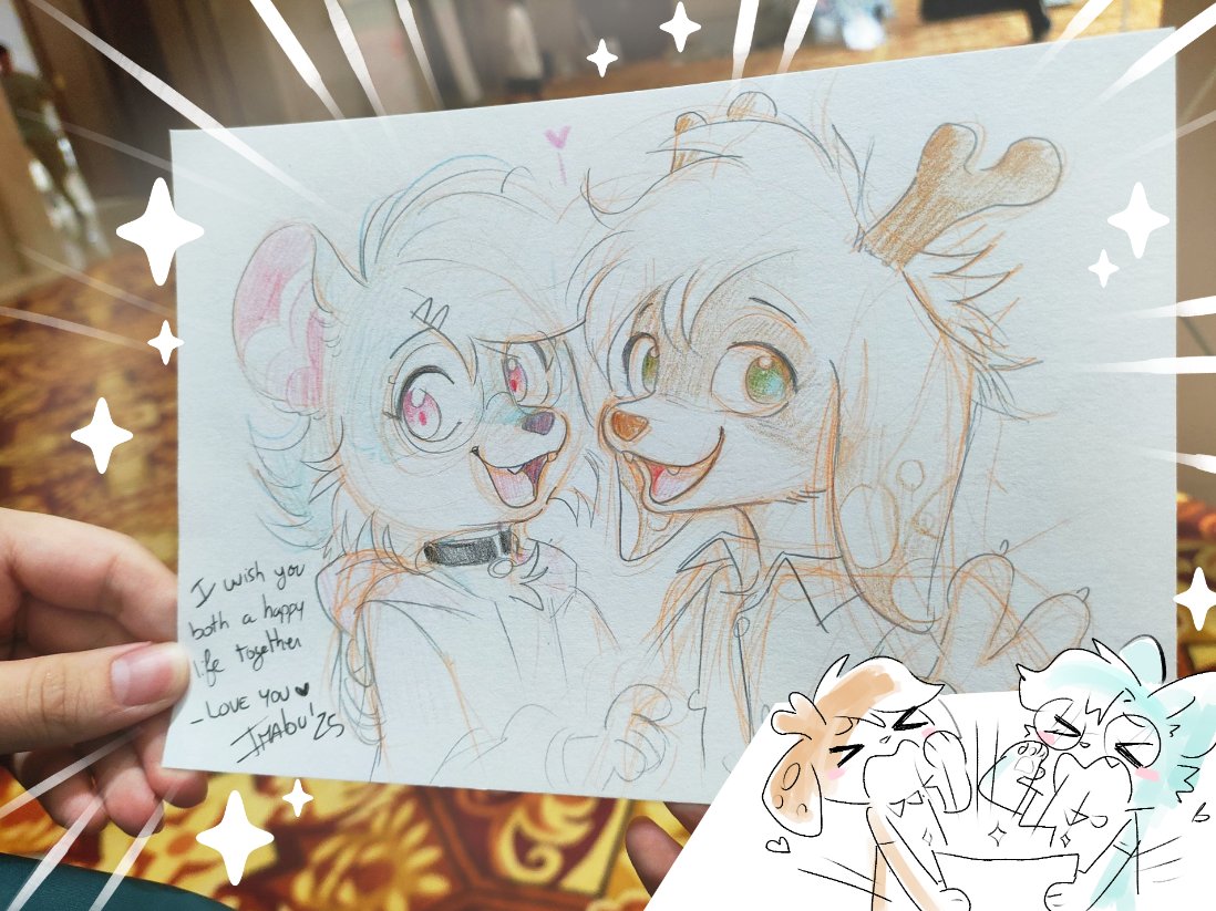 OofyColorful (@oofycolorful) on Twitter photo I'm glad I had the chance to meet <a href="/ImalouArt/">Imalouイマル 🔜Galacon</a> ヽ(✿゚▽゚)ノ💕
After we got back, LAndy and I kept screaming at this cute art xDDD I'm glad I had the chance to meet <a href="/ImalouArt/">Imalouイマル 🔜Galacon</a> ヽ(✿゚▽゚)ノ💕
After we got back, LAndy and I kept screaming at this cute art xDDD