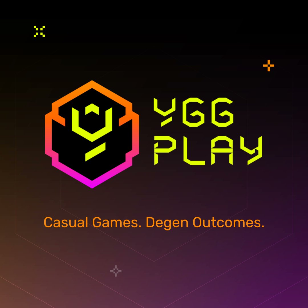 YGG Play is the publishing engine behind Web3 gaming’s next meta, built by industry OGs at @yieldguild.

We are the home of Casual Degen games.
