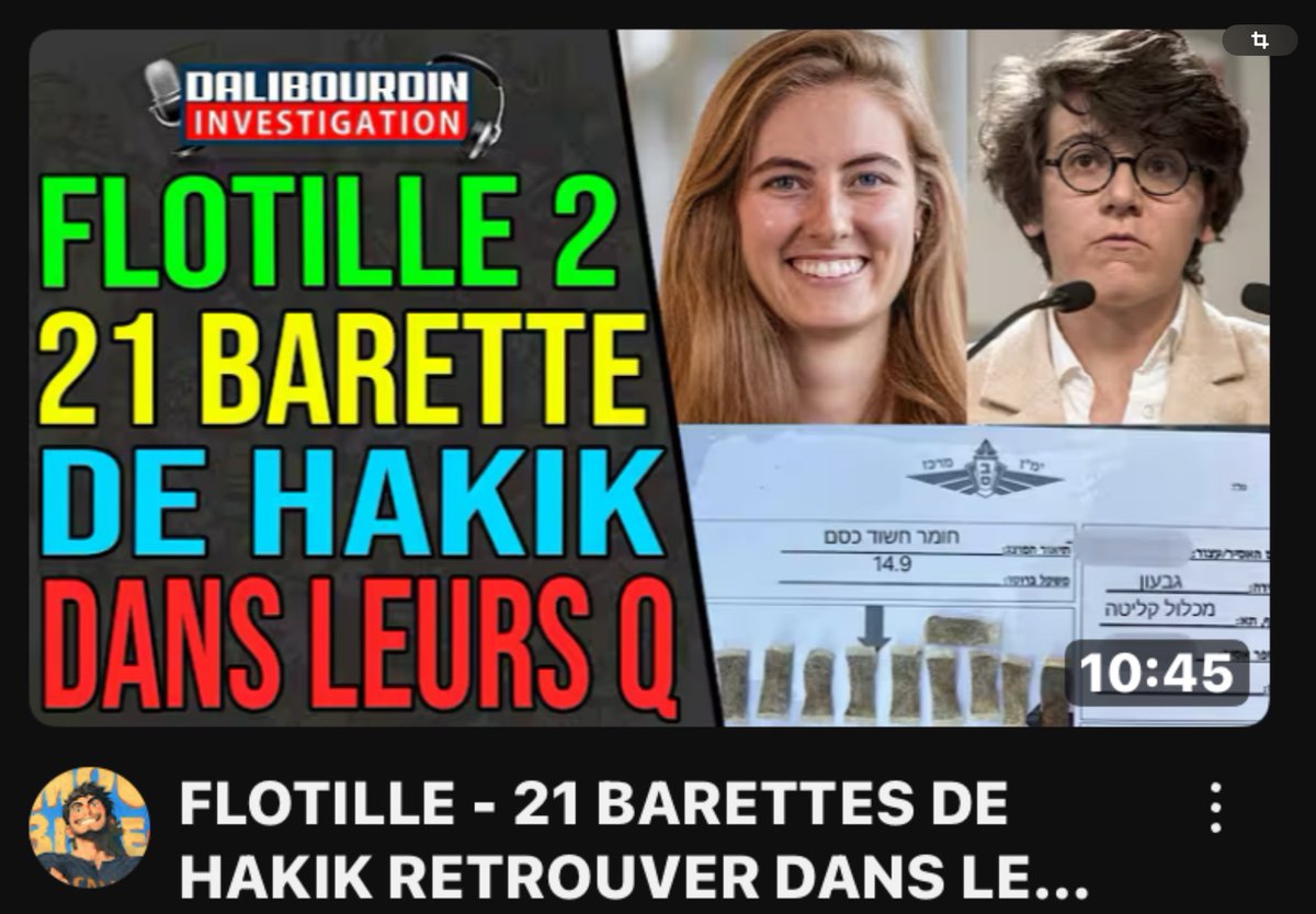 BEN ALORS ‼️‼️ LA CROISIÈRE ETAIT AGRÉABLE 😂😂 C EST BOYARD QUI VOUS A FOURNI ? 
des barrettes cachées dans le fion 😂😂, c etait pour les enfants de gaza ?