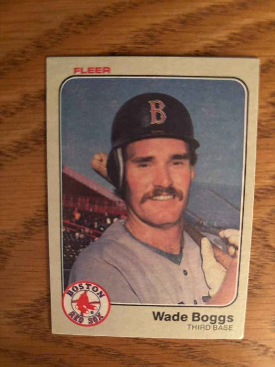 StarxScott's tweet photo. 1983 Fleer Wade Boggs
#CardsILike https://t.co/wjFx89KDeS