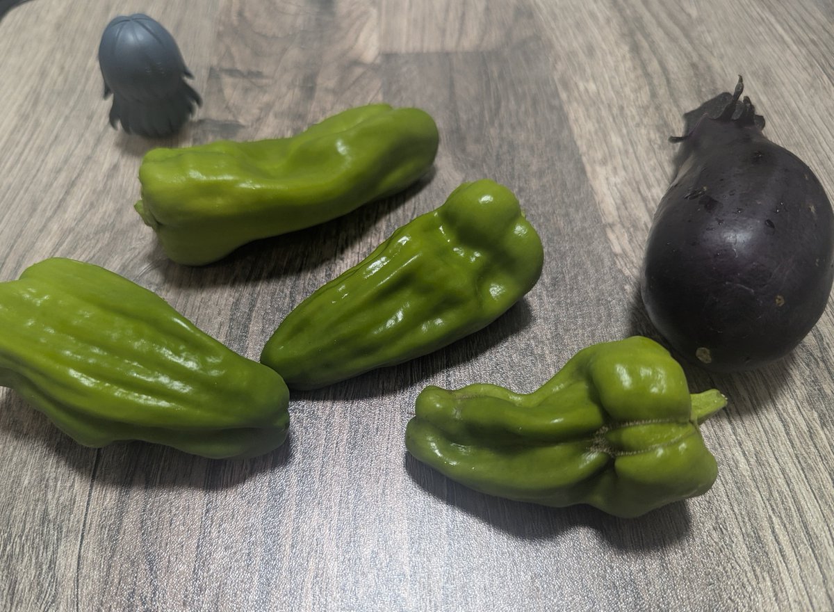 Ponta_346's tweet image. 会社で育てた野菜もらってきたので
なんか作る！