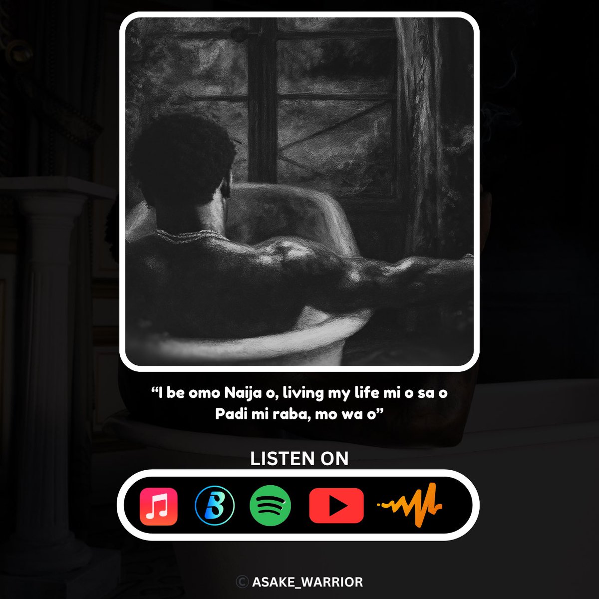 Asake_warrior's tweet image. Keep streaming BADMAN GANGSTA 
asakebadman.lnk.to/gangsta