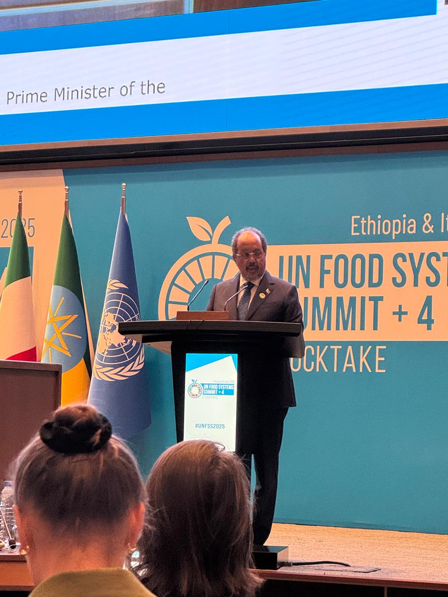 FAO in Somalia (@faosomalia) on Twitter photo “Every investment in rural life is an investment in lasting peace, inclusive growth and national dignity.” – H.E. <a href="/HassanSMohamud/">Hassan Sheikh Mohamud</a> at #UNFSS2025. FAO Somalia stands behind this vision, supporting rural livelihoods, climate resilience, and strong national systems. “Every investment in rural life is an investment in lasting peace, inclusive growth and national dignity.” – H.E. <a href="/HassanSMohamud/">Hassan Sheikh Mohamud</a> at #UNFSS2025. FAO Somalia stands behind this vision, supporting rural livelihoods, climate resilience, and strong national systems.