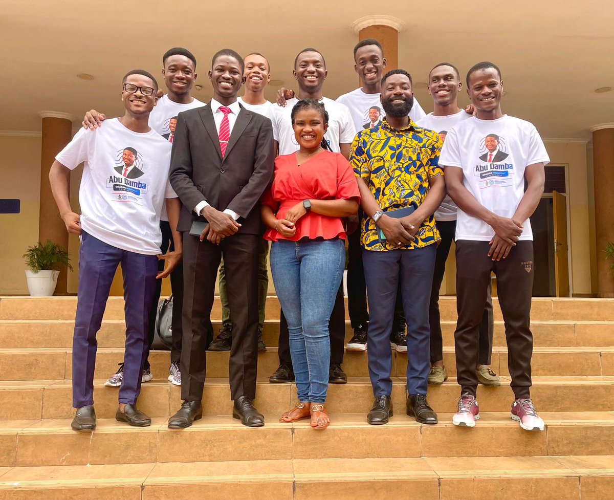 Abu_Damba's tweet image. Fellow GRASAG-KNUST members,
I am deeply grateful.
It didn’t go exactly as I envisioned, but Alhamdulillah, I’m at peace with the outcome and accept it in good faith…
Most importantly, I am glad to have met the incredible men and women who make up this community.
Thank you…