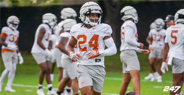 Horns247's tweet image. Chip Shots: Five now-or-never players for #Texas football as the Longhorns prepare to begin fall camp
247sports.com/college/texas/… #HookEm