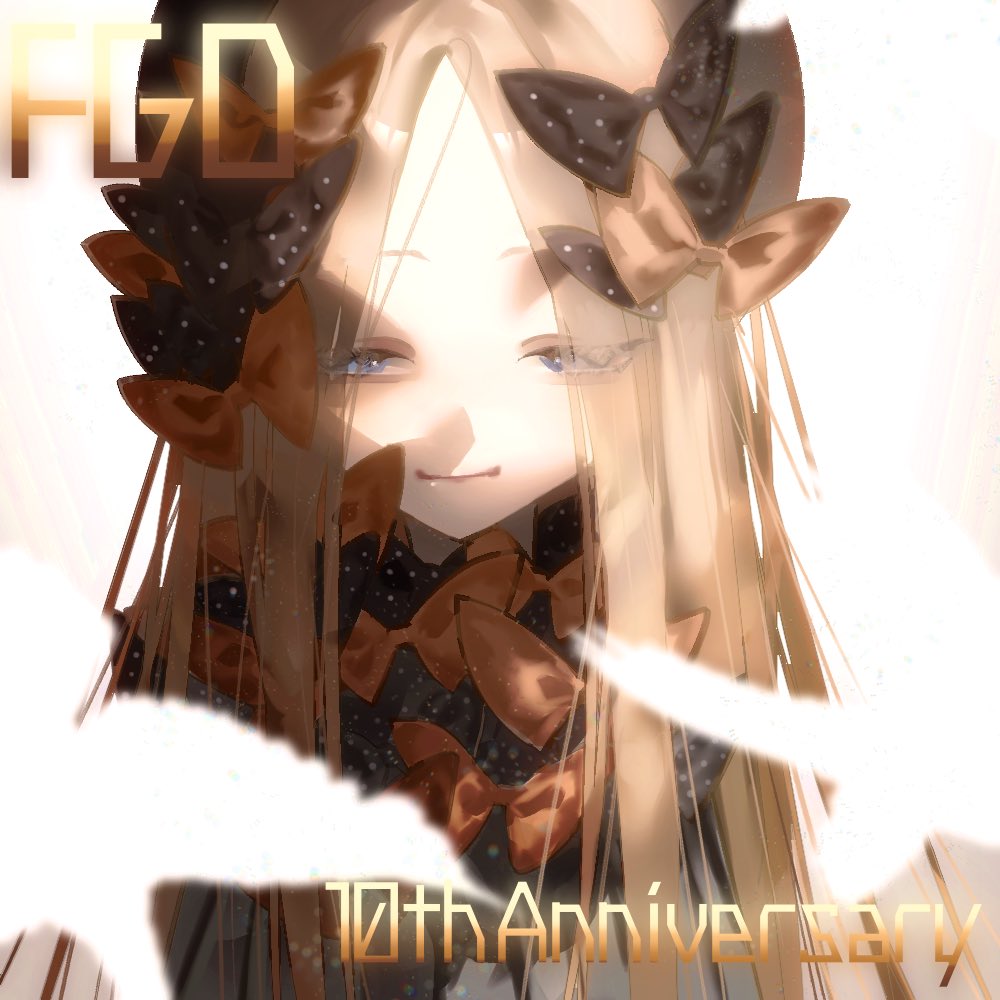 debg0423's tweet image. #FGO10周年メッセージ　#FGO10周年　#FGO

メッセージフラッグ投稿しました！
今年もアビーちゃんで💫
