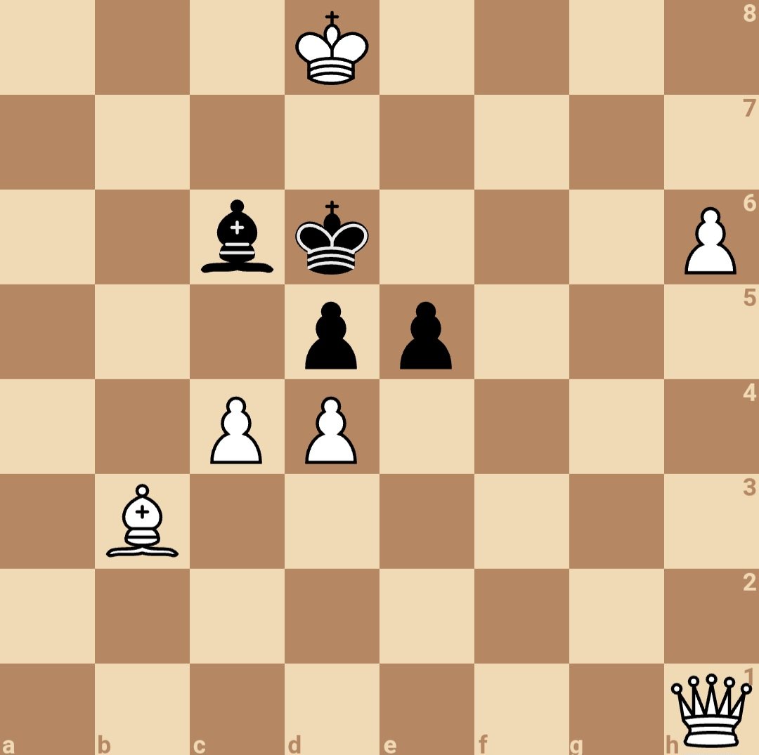 GatoFranco90's tweet image. Monday Puzzle
Had a quiet weekend and tried to teach my girlfriend how to play tennis 🎾
Sharing a mate in 2 with a well known topic, can you find it?
By William Atkinson (1890)
#chesspunks
