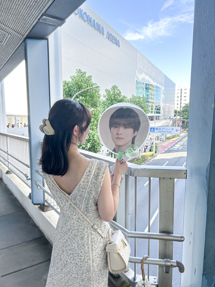 3年越しの横アリ🏴🗺️7/26に参戦してました💚💚
初のセンター席を引いて超近くで拝めて幸せ😭！！まだまだ余韻、、とっても楽しかった😭✨
ドームツアーもおめでとう😻㊗️
#BONBONVOYAGE 
#なにわ男子
#大橋和也