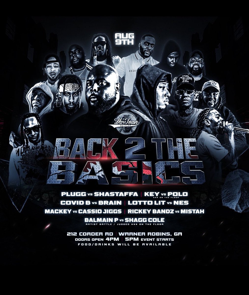 Miz_F_Dot's tweet photo. #Back2TheBasics
August 9th @WarTownBattles 🪖‼️🚀 https://t.co/4ZQiObNPIN