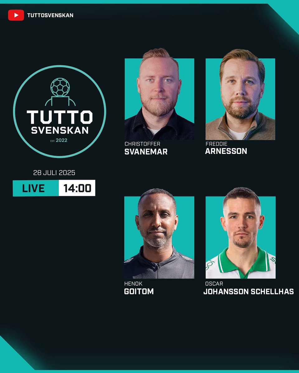 Ruggiga måndagssvenskan drar igång 14:00 i vanlig ordning! 🚀

🎥 youtube.com/live/jNU9SBg9e…