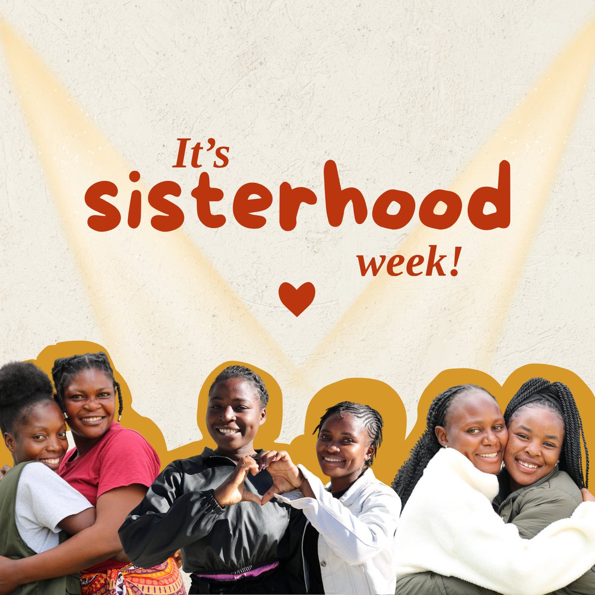 Camfed's tweet image. 🔦 Spotlight SISTERHOOD with us!
This week is all about showing love for the 'sisters' & role models who lift us & keep us going.
🌕 Shout out a sister & tag @CAMFED
✏️ Sign the Sisterhood Pledge
🎁 Dedicate a donation to a 'sister' who inspires you!
🔗 camfed.org/sisterhood-wee…