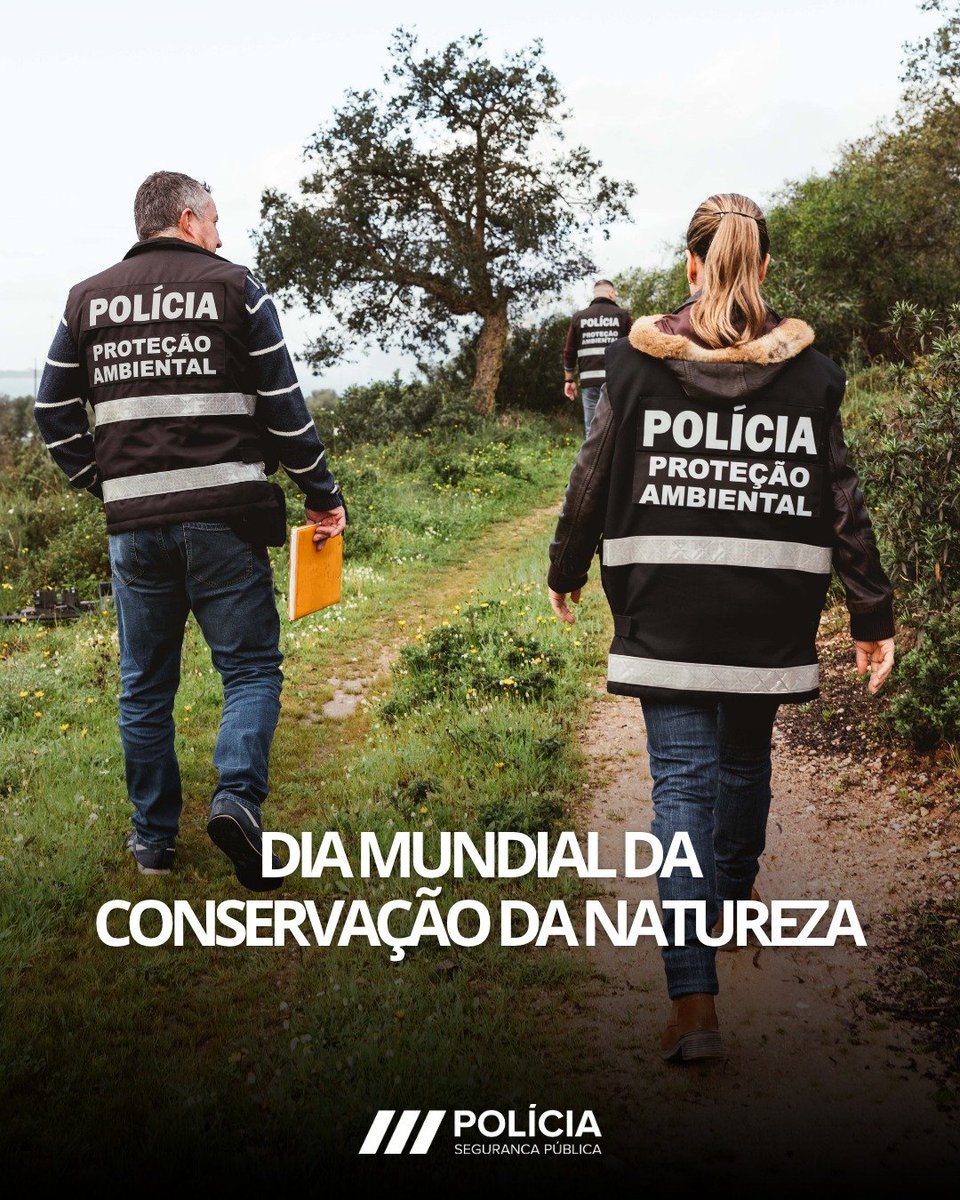 DIA MUNDIAL DA CONSERVAÇÃO DA NATUREZA
A PSP está presente na defesa do meio ambiente através das suas Brigadas de Proteção Ambiental (BRIPA), que fiscalizam, investigam e previnem crimes ambientais, contribuindo para a preservação dos recursos naturais e da biodiversidade.