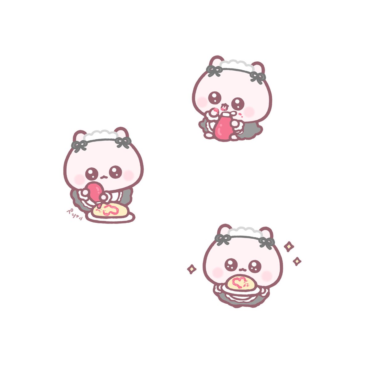 ハートかいたの🍳🍅