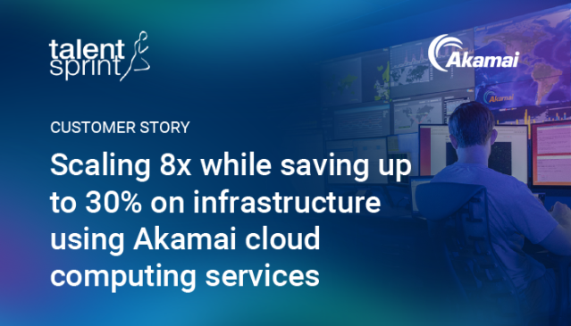 AngeloAkamai's tweet image. To fuel cost-effective operations and responsible growth, @talentsprint has relied on @Akamai cloud computing services for over a decade. Learn more. bit.ly/4oaXN3Z