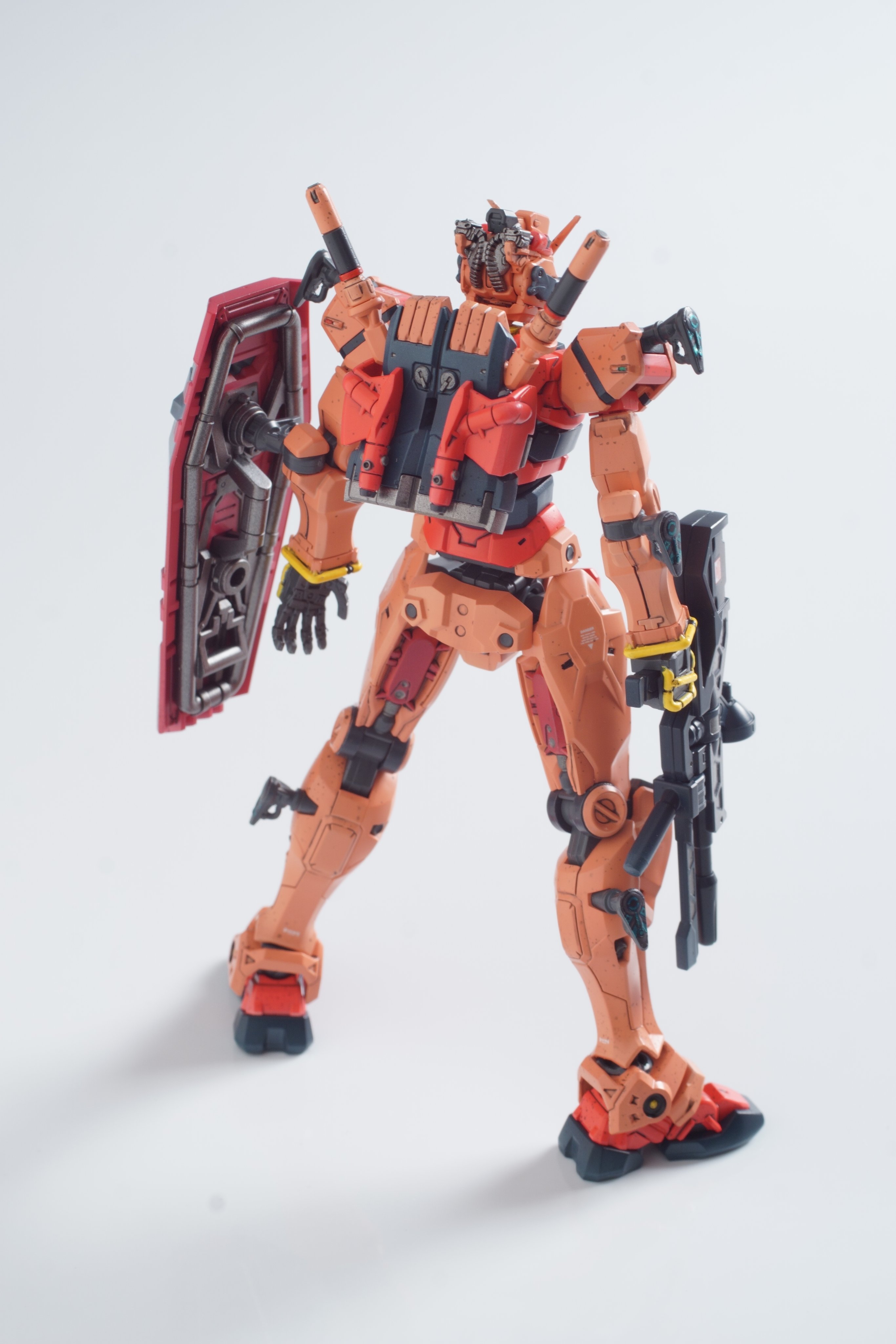 赤いガンダム hg ビットのみ HG 赤いガンダム ビット6個装備 塗装完成