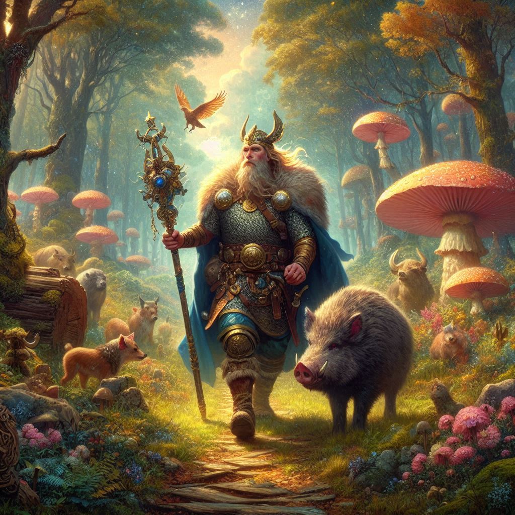 bcartertopgun's tweet image. Hávamál
Loddfáfnismál ~ Stanza ~ 132
Loddfafnir, listen to my counsel:
Mock not the traveller met on the road,
Nor maliciously laugh at the guest.