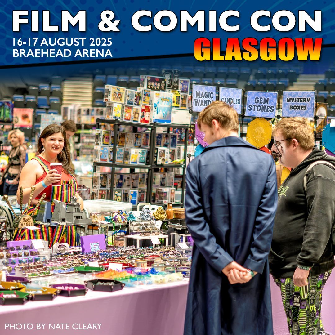 Showmasters's tweet image. There’s a whole variety of traders at #FCCGlasgow, top up your geeky fashion collection, support small business and search for your holy grail, all under one roof!
bit.ly/FCCGlasgow
