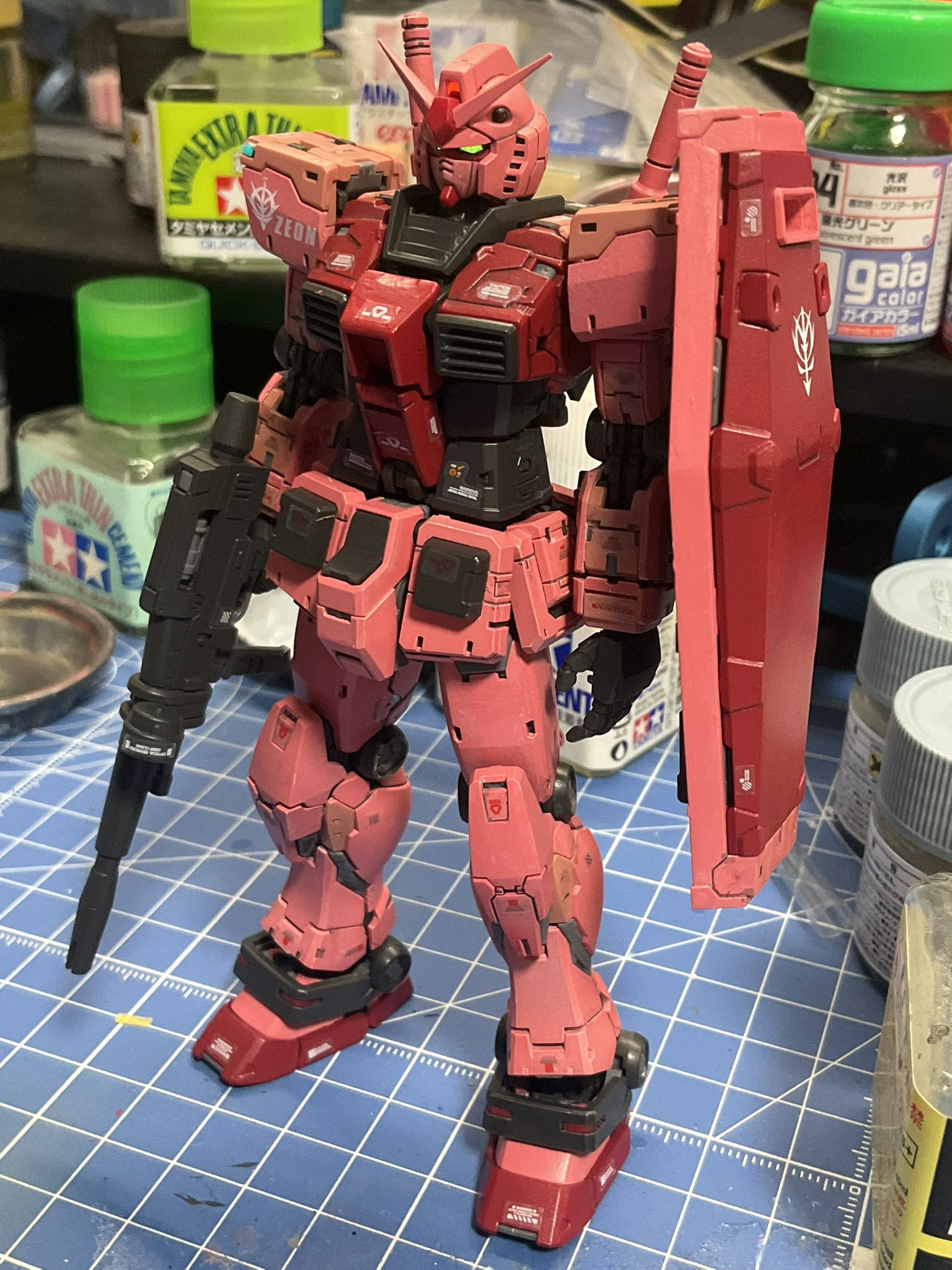 キャスバルちゃん 1/144 RX-78/C.A. キャスバル専用ガンダム｜ぜんさんのガンプラ