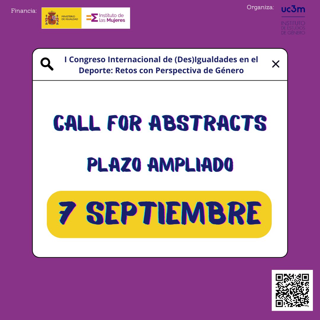 En verano nos relajamos y siempre vienen las mejores ideas, así que por si se os queda alguna en el tintero... 

✏️ Envía un resumen (300 palabras máx) en inglés o en español (máx. 3 personas por comunicación).

➡️ Más información: bit.ly/CIDDEP-abstrac…