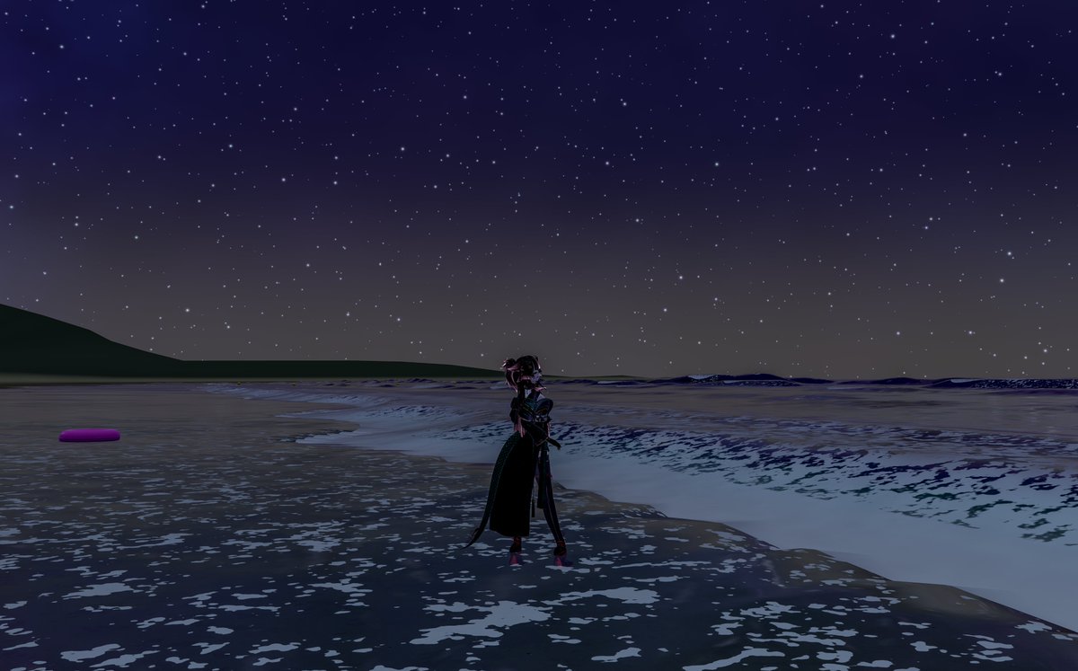 CcMrzero's tweet image. 光站在那里盯着海面，是没法穿越海洋的
海を見渡しているだけでは海を渡ることはできません
거기에 서서 해수면을 주시하고 있을 뿐, 바다를 건널 수는 없다
#VRChat #VRChatPhotography #VirtualPhotography #VRC