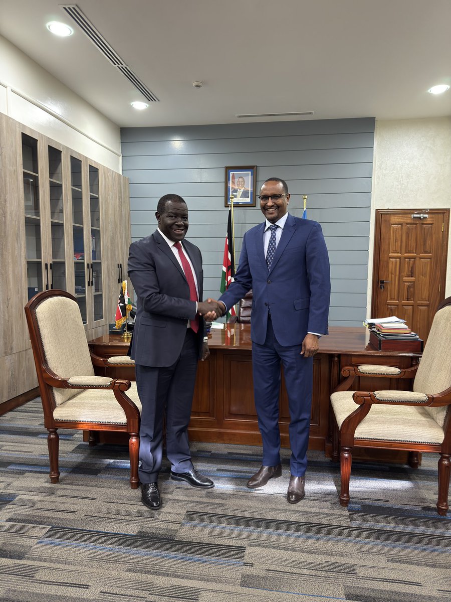 I was delighted to host Principal Secretary, State Department for Special Programmes Capt. (Rtd) Ismail Maalim Madey, CBS, at our offices today.

We explored avenues through which the Office of the Attorney General, as the Government’s principal legal advisor, can provide support