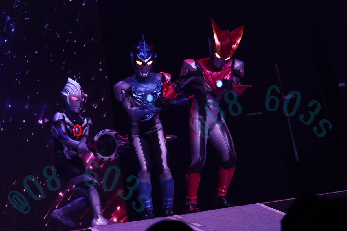 08_603s's tweet image. 社長頑張ってた😭✨強かった🫶
#ウルサマ
#ウルトラマンロッソ
#ウルトラマンブル
#ウルトラマンオーブダークブラックノワールシュバルツ