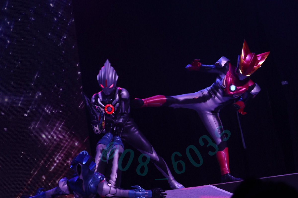 08_603s's tweet image. 社長頑張ってた😭✨強かった🫶
#ウルサマ
#ウルトラマンロッソ
#ウルトラマンブル
#ウルトラマンオーブダークブラックノワールシュバルツ